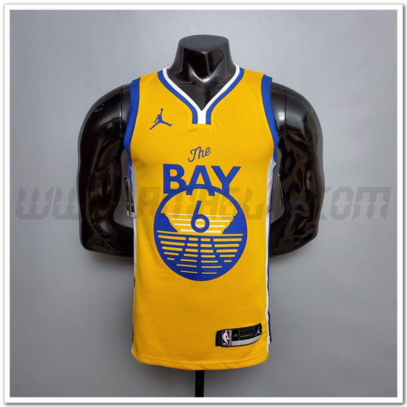 Nuovo Maglia Golden State Warriors (Young #6) Giallo