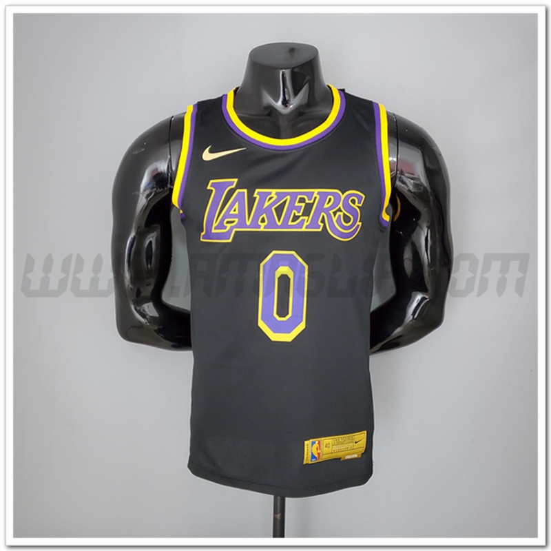 Maglia Los Angeles Lakers (Kuzma #0) 2021 Nero Bonus Edition