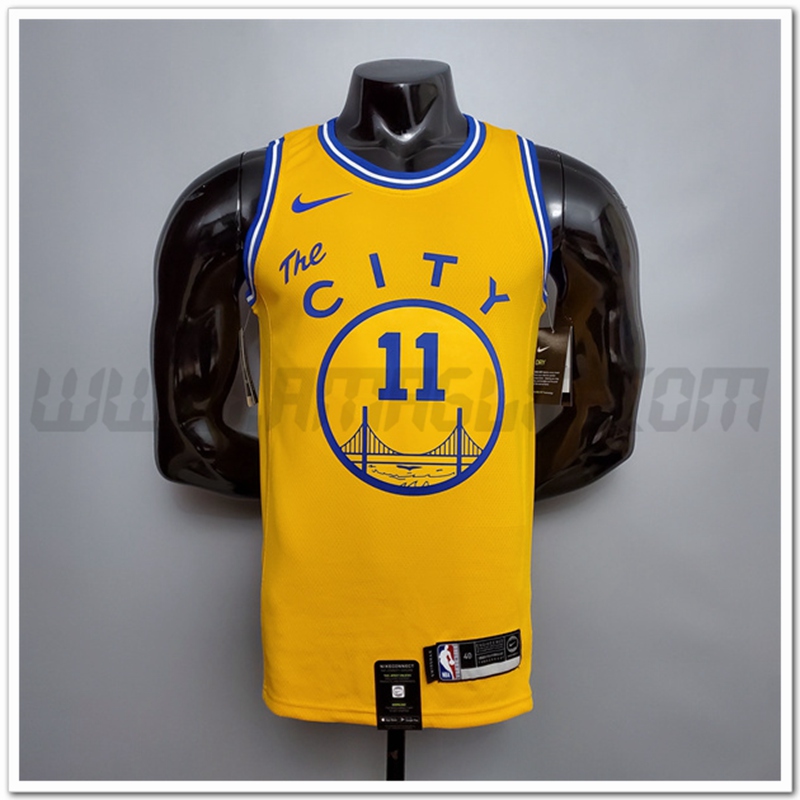 Maglia Golden State Warriors (Thompson #11) Giallo Tram Version