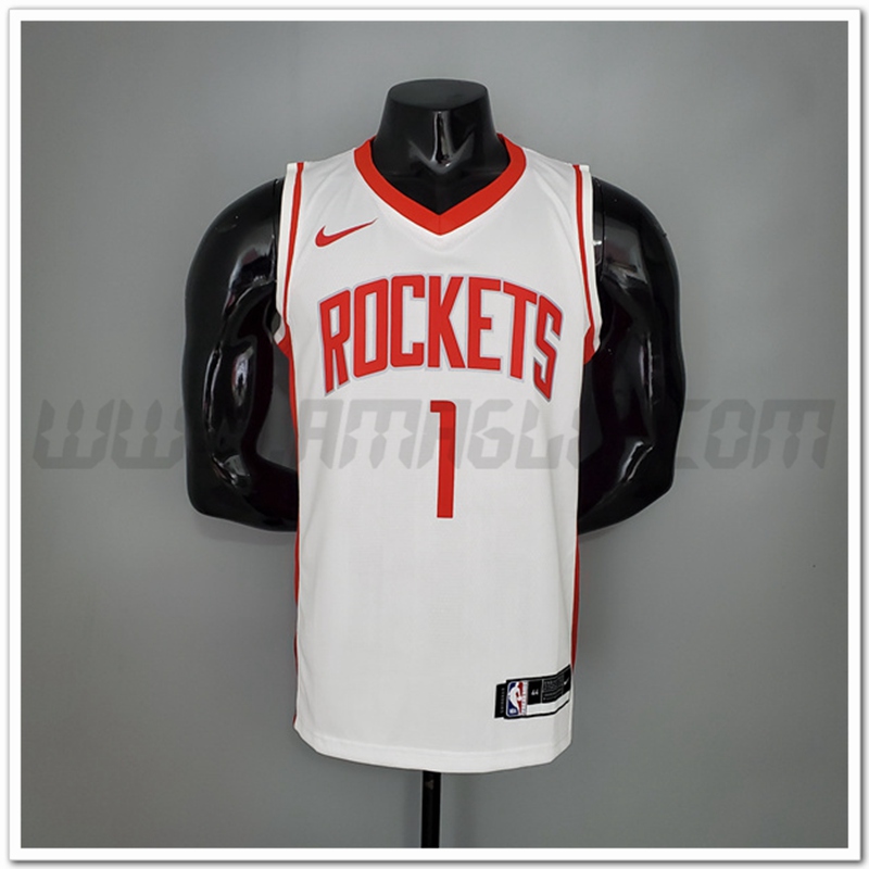 Maglia Houston Rockets (McGrady #1) 2021 Bianco