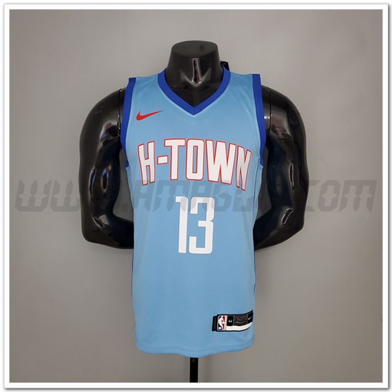 Maglia Houston Rockets (Harden #13) 2021 Blu Citta