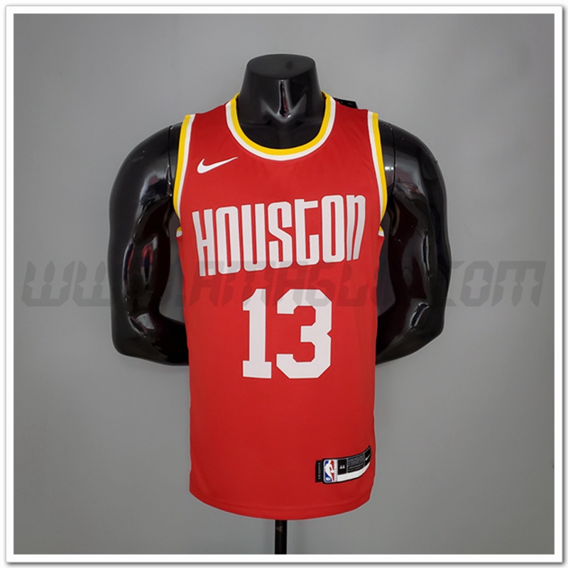 Maglia Houston Rockets (Harden #13) Retro Rosso