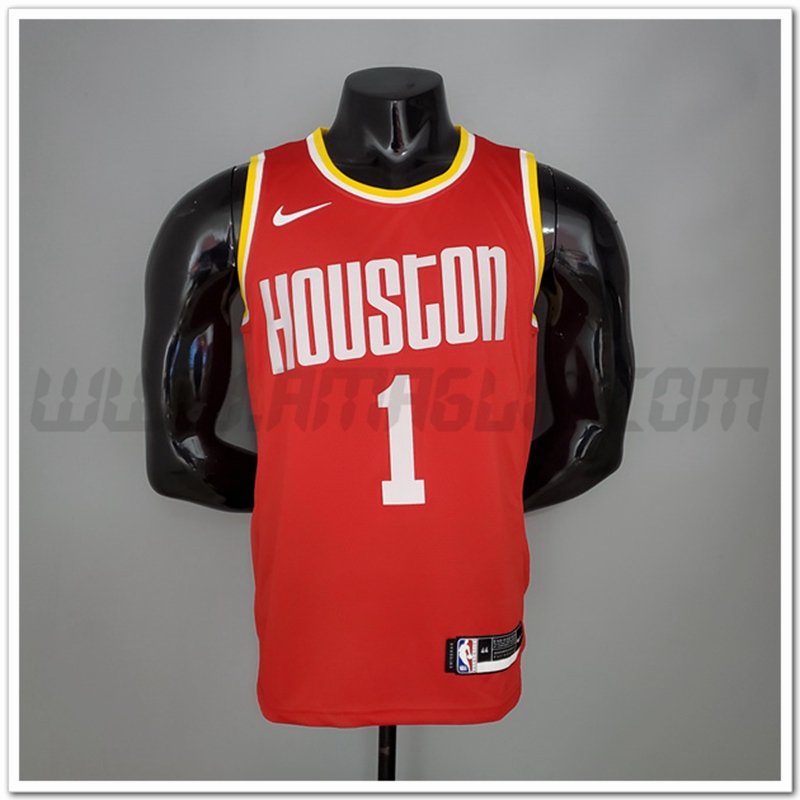 Maglia Houston Rockets (McGrady #1) Retro Rosso