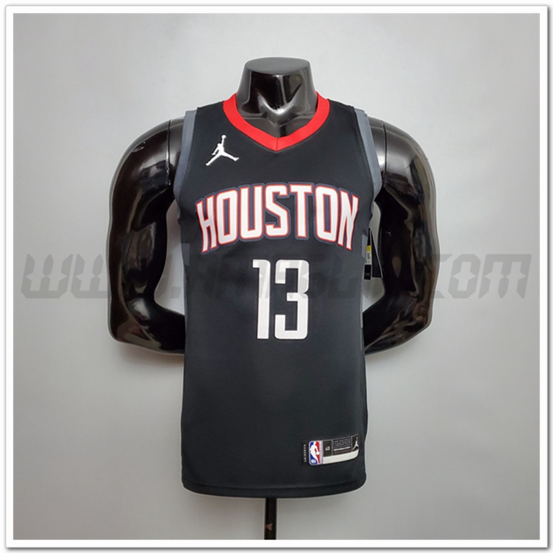 Maglia Houston Rockets (Harden #13) Nero Jordan Theme Limited Citta