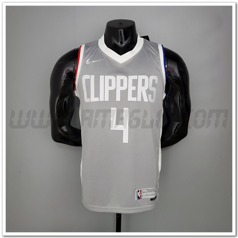 Maglia Los Angeles Clippers (Rondo #4) 2021 Gris Bonus Edition