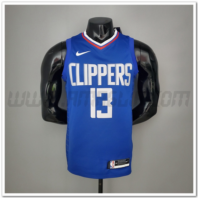 Maglia Los Angeles Clippers (George #13) Blu Limitata