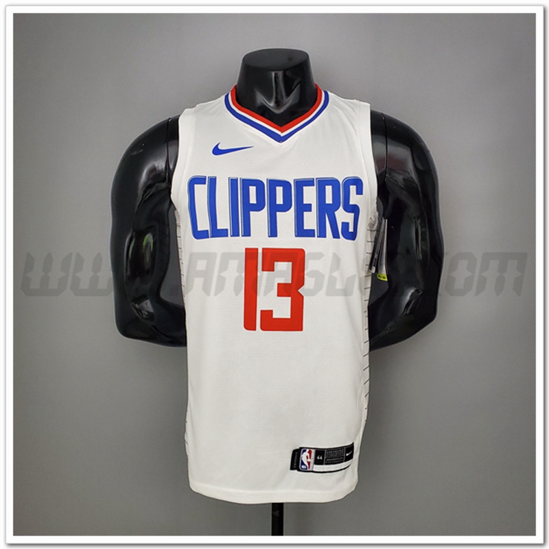 Maglia Los Angeles Clippers (George #13) Bianco Limitata