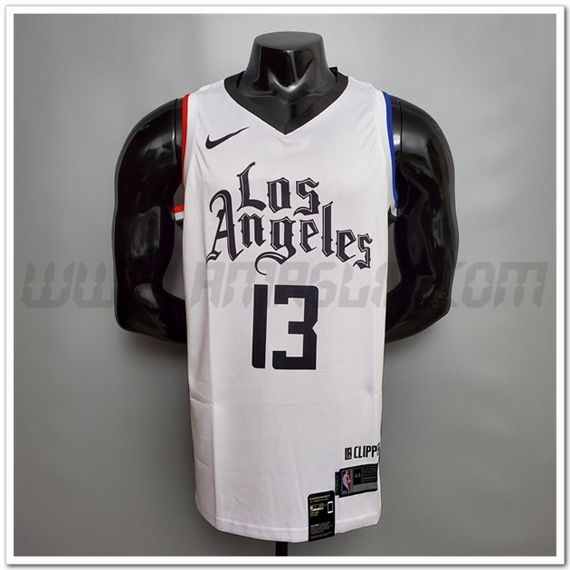 Maglia Los Angeles Clippers (George #13) Bianco