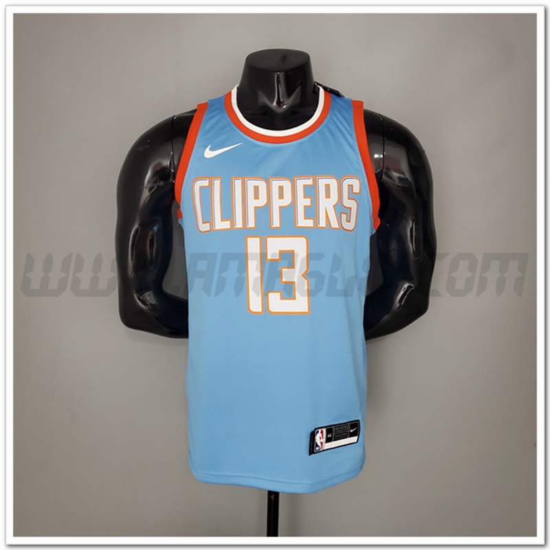 Maglia Los Angeles Clippers (George #13) Blu