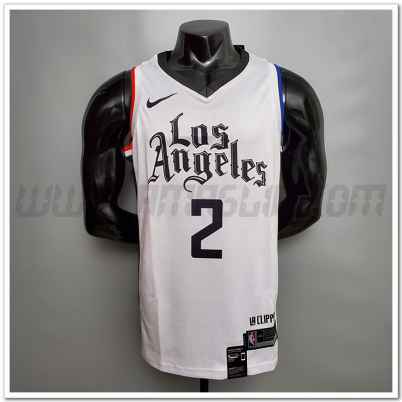 Maglia Los Angeles Clippers (Leonard #2) Bianco