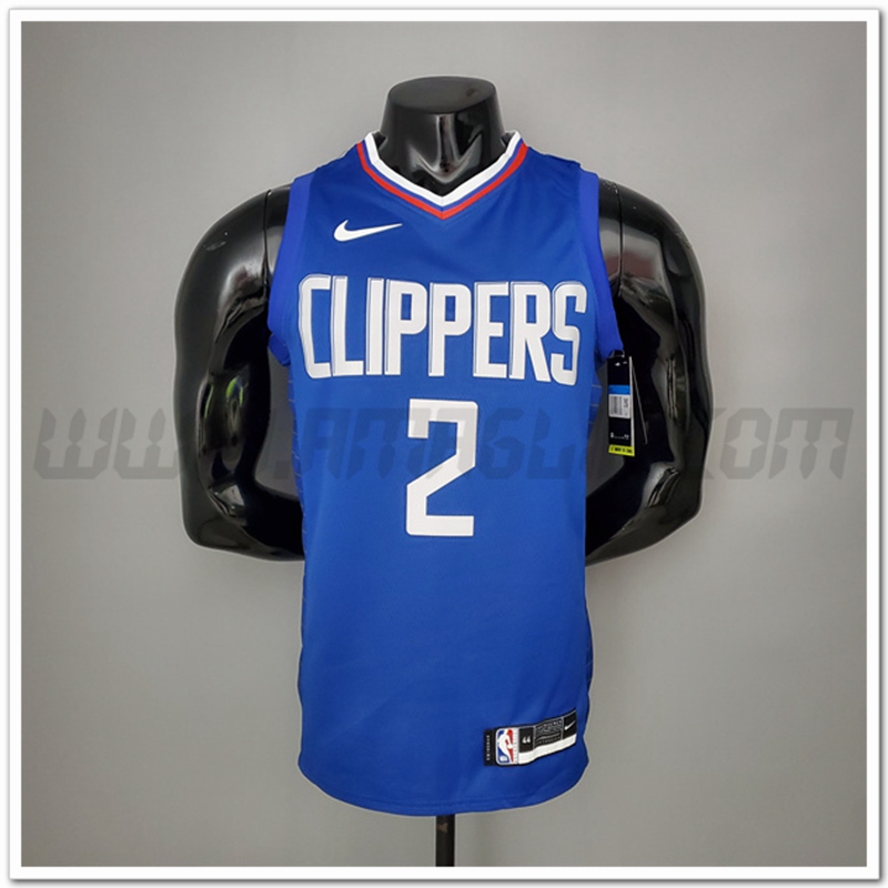 Maglia Los Angeles Clippers (Leonard #2) Blu Limitata