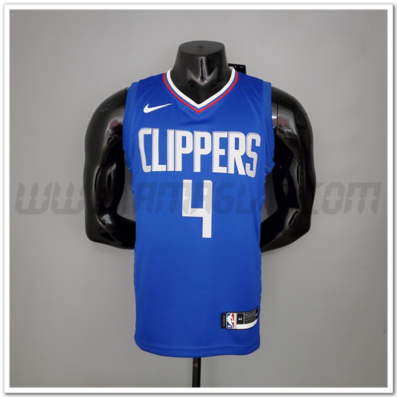 Maglia Los Angeles Clippers (Rondo #4) Blu Limitata