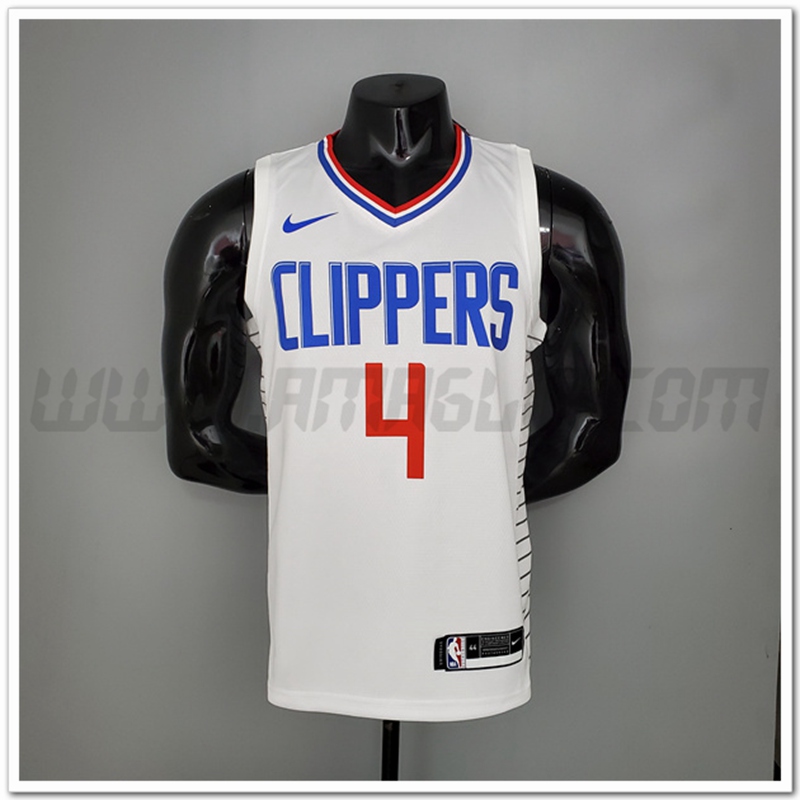 Maglia Los Angeles Clippers (Rondo #4) Bianco Limitata