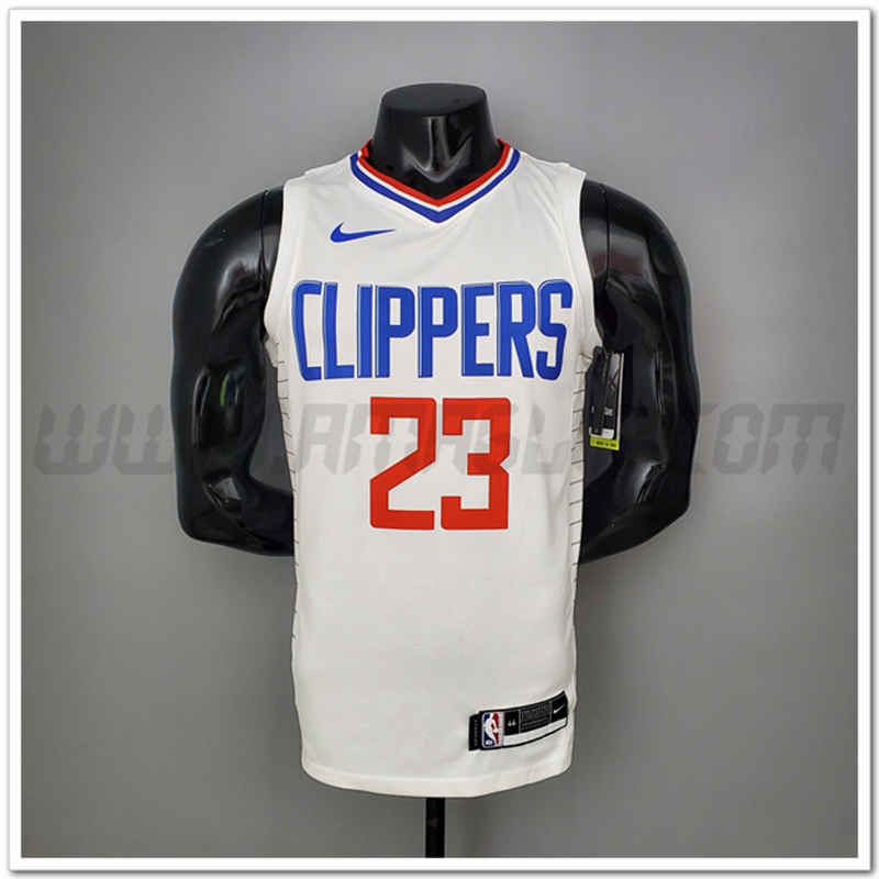 Maglia Los Angeles Clippers (Williams #23) Bianco Limitata