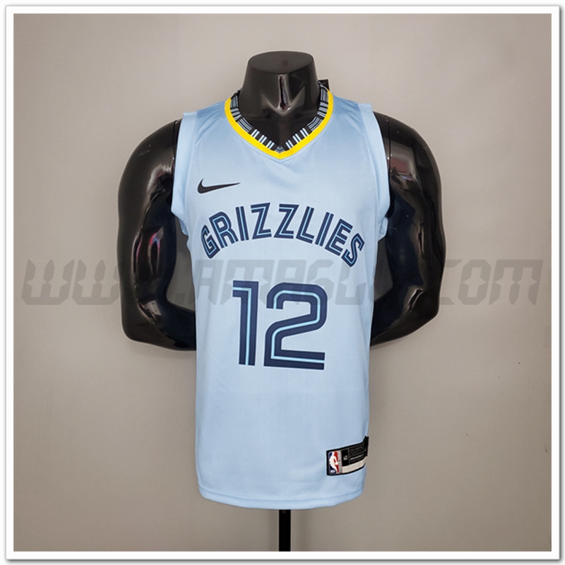 Maglia Memphis Grizzlies (Orantt #12) Azzurro Citta