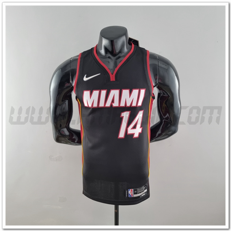 Maglia Miami Heat (Herro #14) Nero 75°anniversario