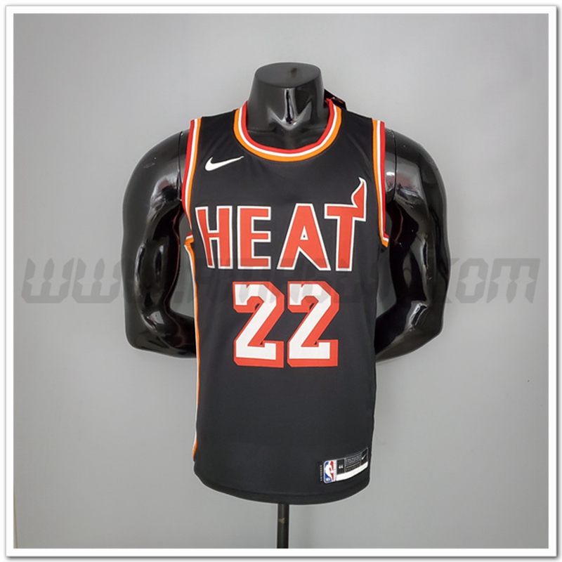 Maglia Miami Heat (Butler #22) 2018 Nero Retro Night