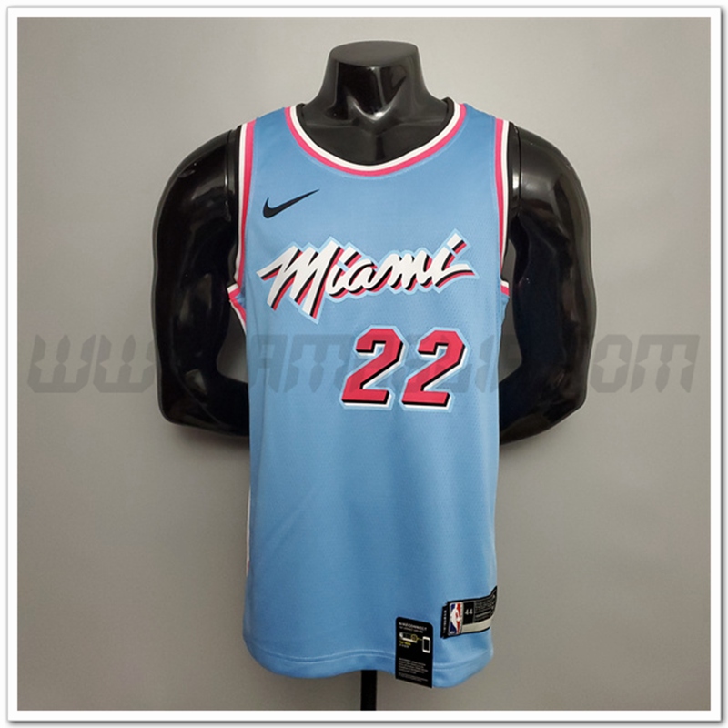 Maglia Miami Heat (Butler #22) Blu