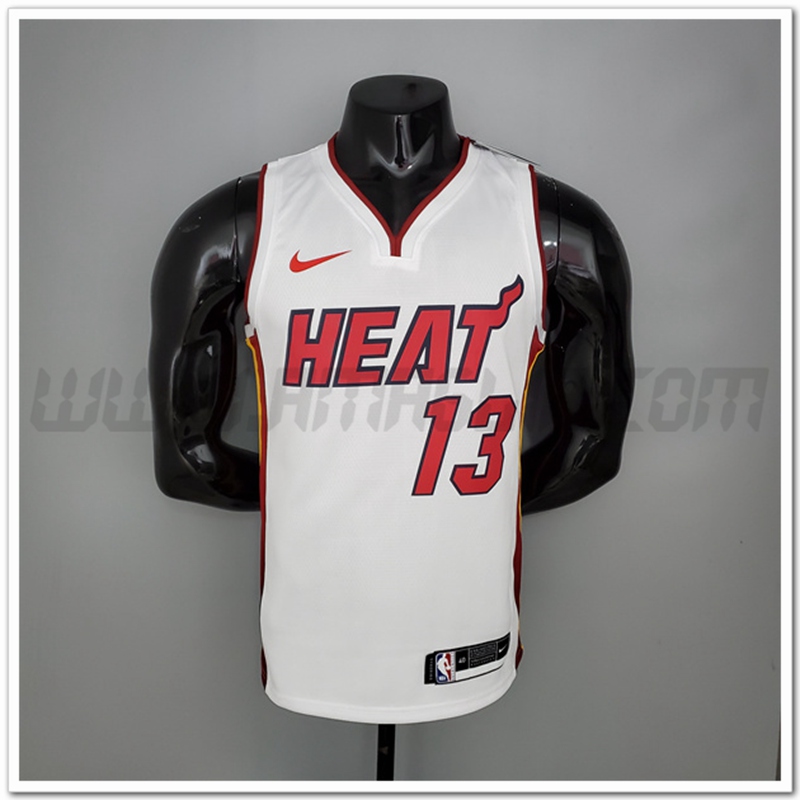 Maglia Miami Heat (Adebayo #13) Bianco