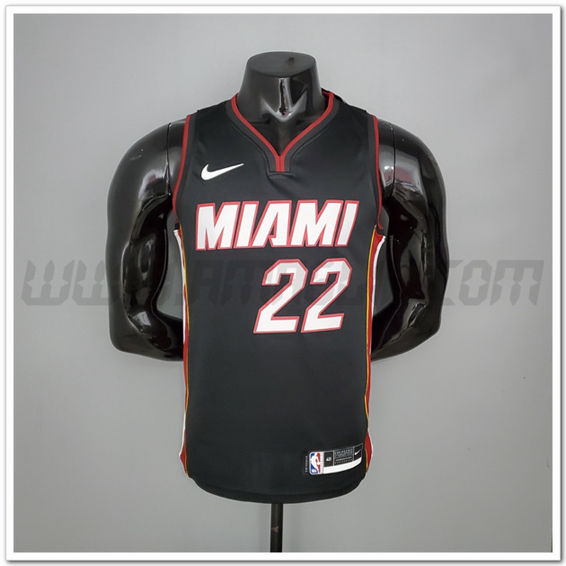 Maglia Miami Heat (Butler #22) Nero