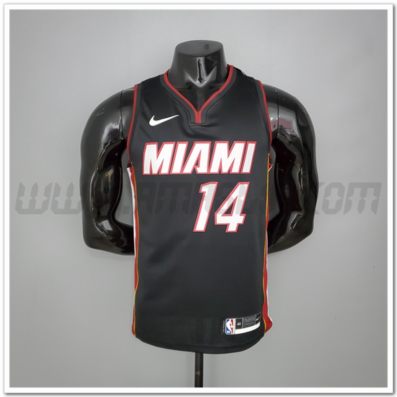 Maglia Miami Heat (Herro #14) Nero