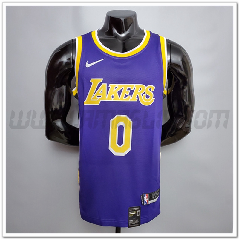 Maglia Los Angeles Lakers (Kuzma #0) Porpora