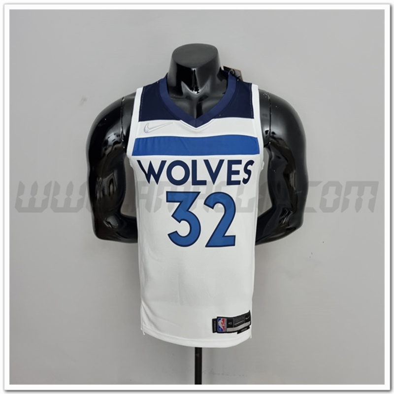 Maglia Minnesota Timberwolves (Towns #32) Bianco Royal 75°anniversario