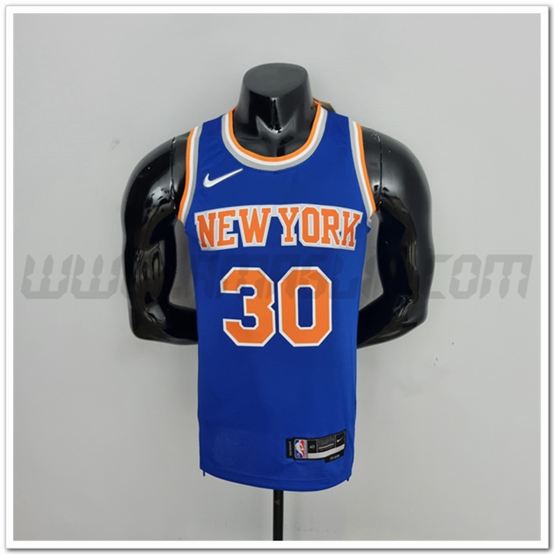 Maglia New York Knicks (Randle #30) Blu 75°anniversario