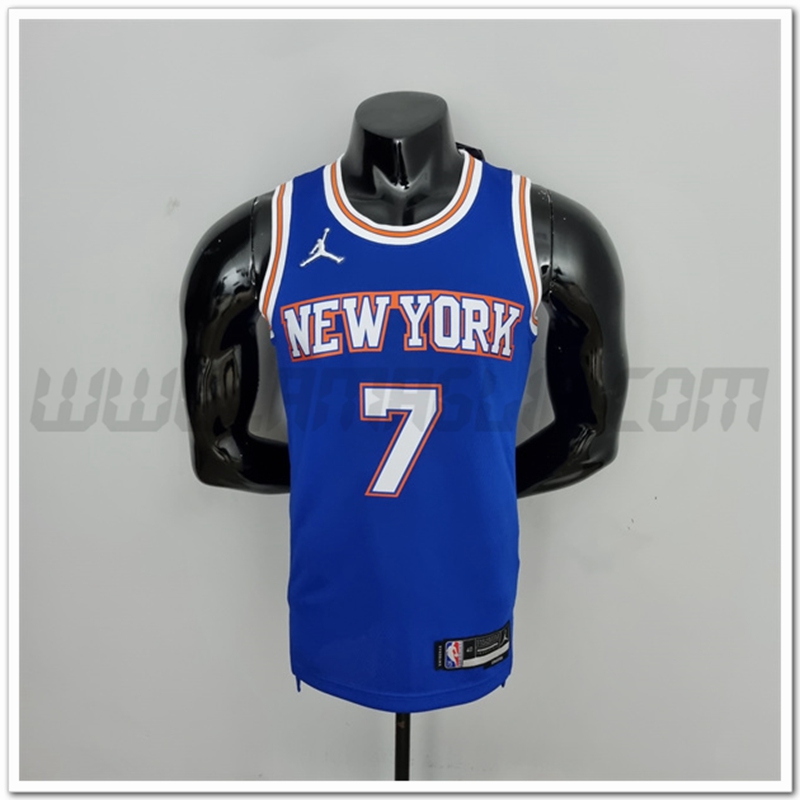 Maglia New York Knicks (Anthony #7) Blu 75°anniversario Jordan Limited
