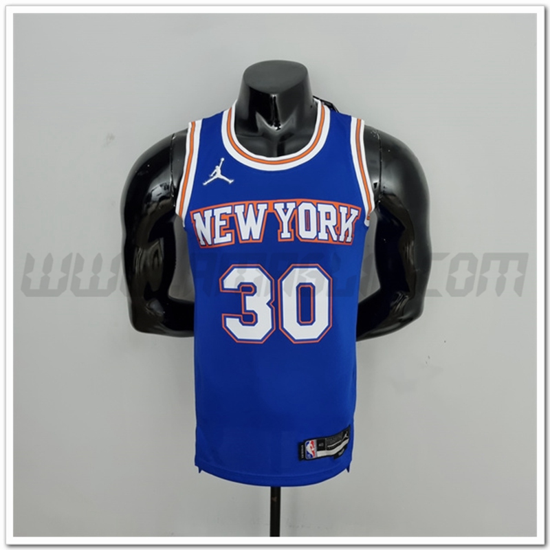 Maglia New York Knicks (Randle #30) Blu 75°anniversario Jordan Limited