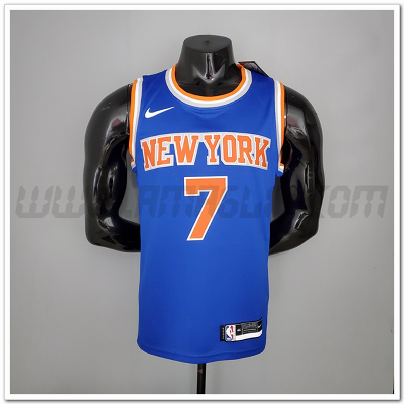 Maglia New York Knicks (Anthony #7) 2021 Blu