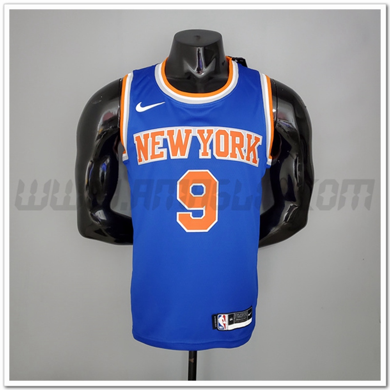 Maglia New York Knicks (Barrett #9) 2021 Blu