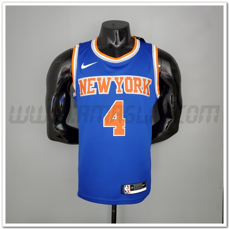Maglia New York Knicks (Rose #4) 2021 Blu