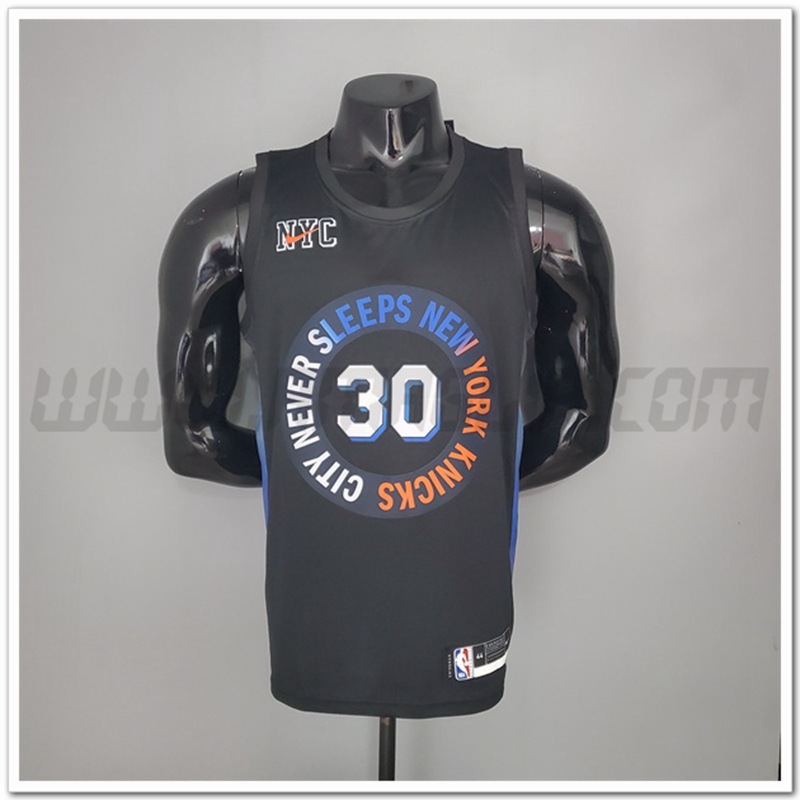 Maglia New York Knicks (Randle #30) 2021 Nero Citta