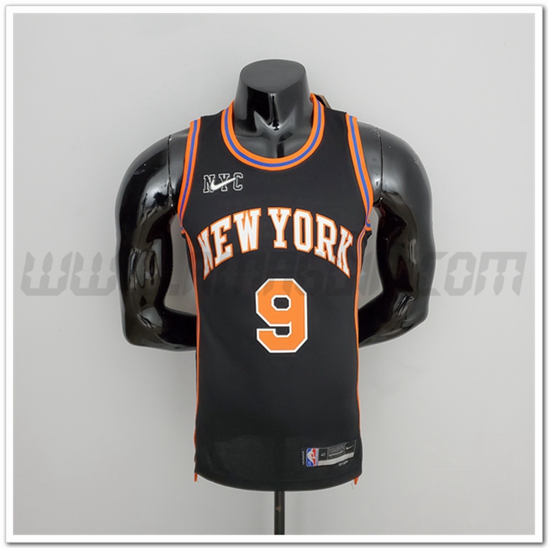 Maglia New York Knicks (Barrett #9) Stagione 2022 Nero Urban Edition