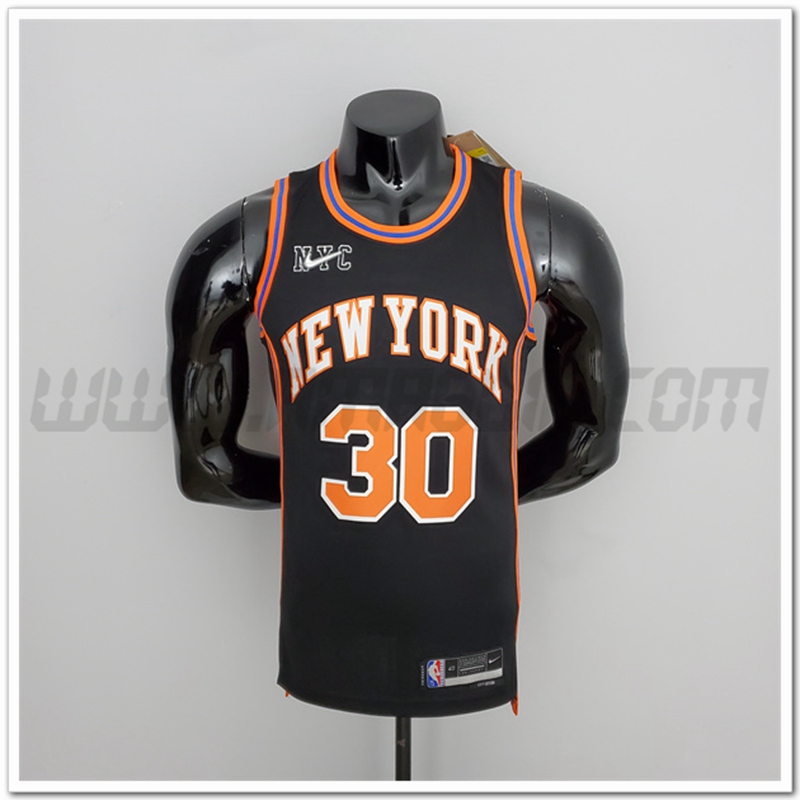 Maglia New York Knicks (Randle #30) Stagione 2022 Nero Urban Edition
