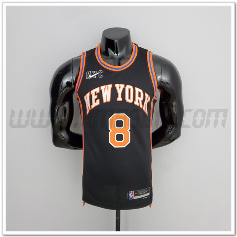 Maglia New York Knicks (Walker #8) Stagione 2022 Nero Urban Edition