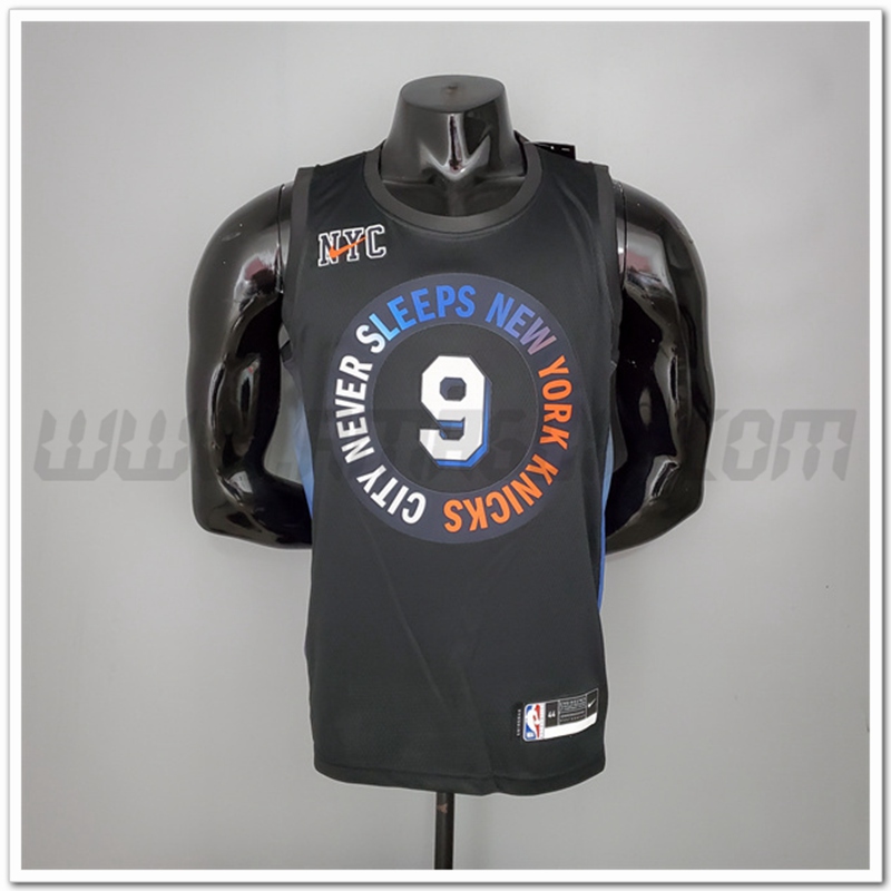 Maglia New York Knicks (Barrett #9) Nero Citta
