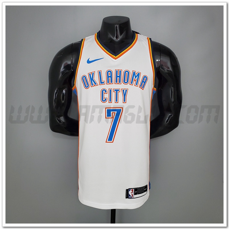Maglia Oklahoma City Thunder (Anthony #7) Bianco