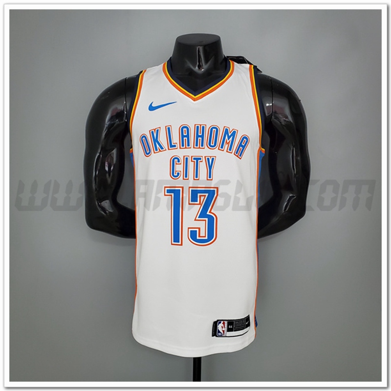 Maglia Oklahoma City Thunder (Harden #13) Bianco