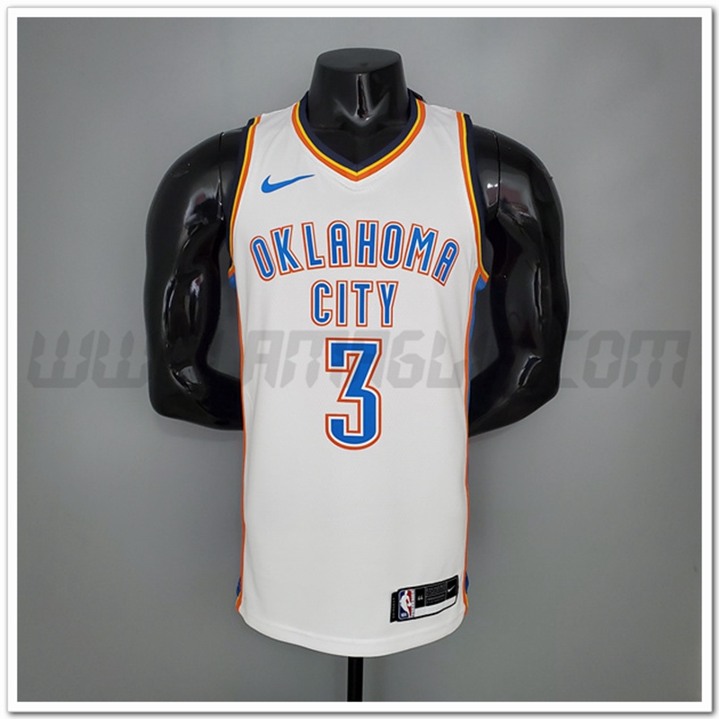 Maglia Oklahoma City Thunder (Paul #3) Bianco