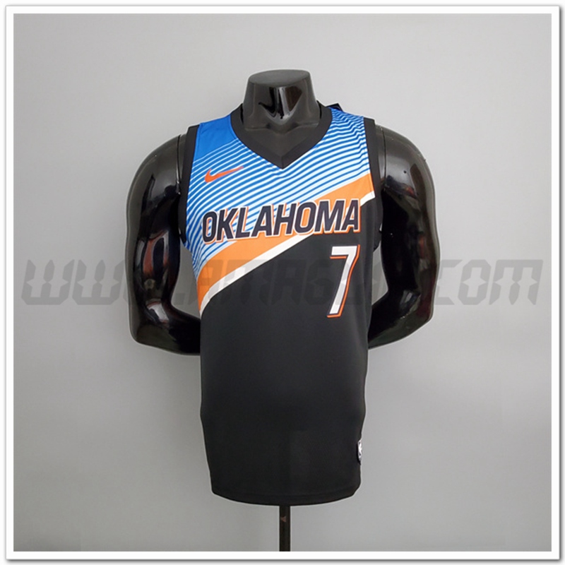 Maglia Oklahoma City Thunder (Anthony #7) Nero Citta