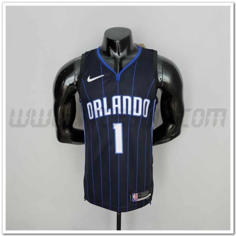 Maglia Orlando Magic (McGrady #1) Nero 75°anniversario