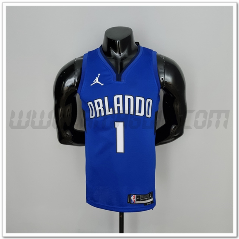 Maglia Orlando Magic (McGrady #1) Blu 75°anniversario