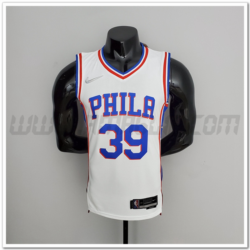 Maglia Philadelphia 76ers (Howard #39) Bianco 75°anniversario