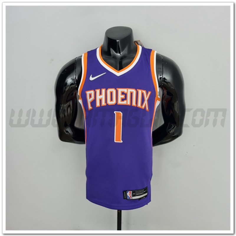 Maglia Phoenix Suns (Booker #1) Porpora 75°anniversario