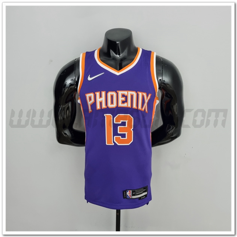 Maglia Phoenix Suns (Nash #13) Porpora 75°anniversario