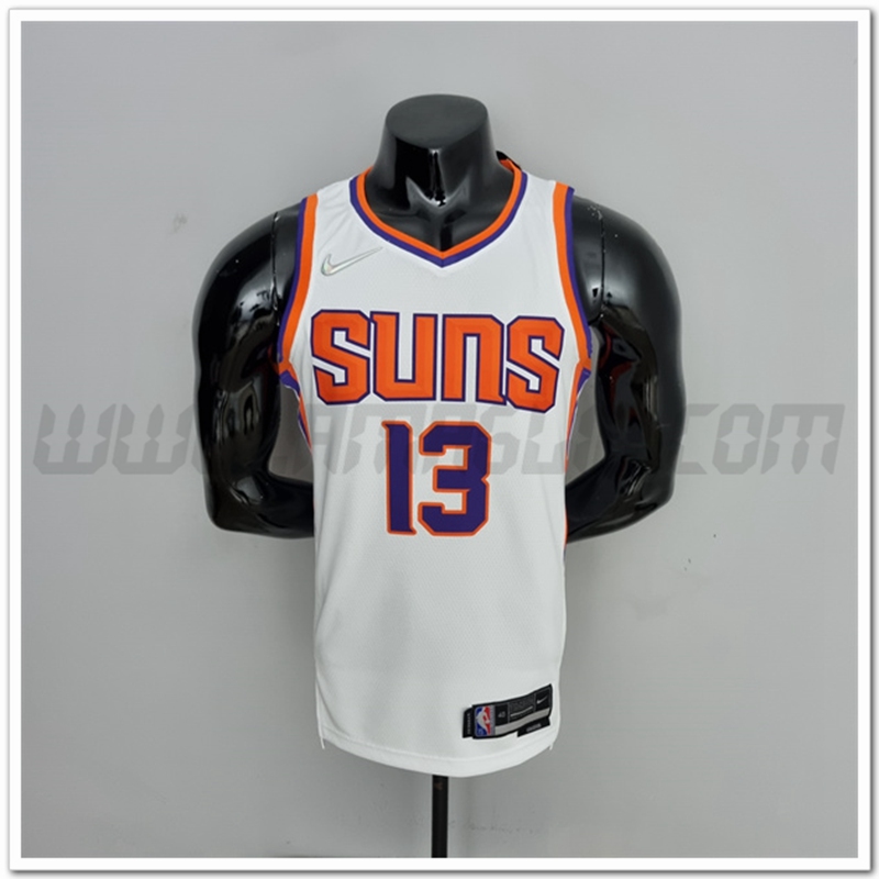 Maglia Phoenix Suns (Nash #13) Bianco 75°anniversario