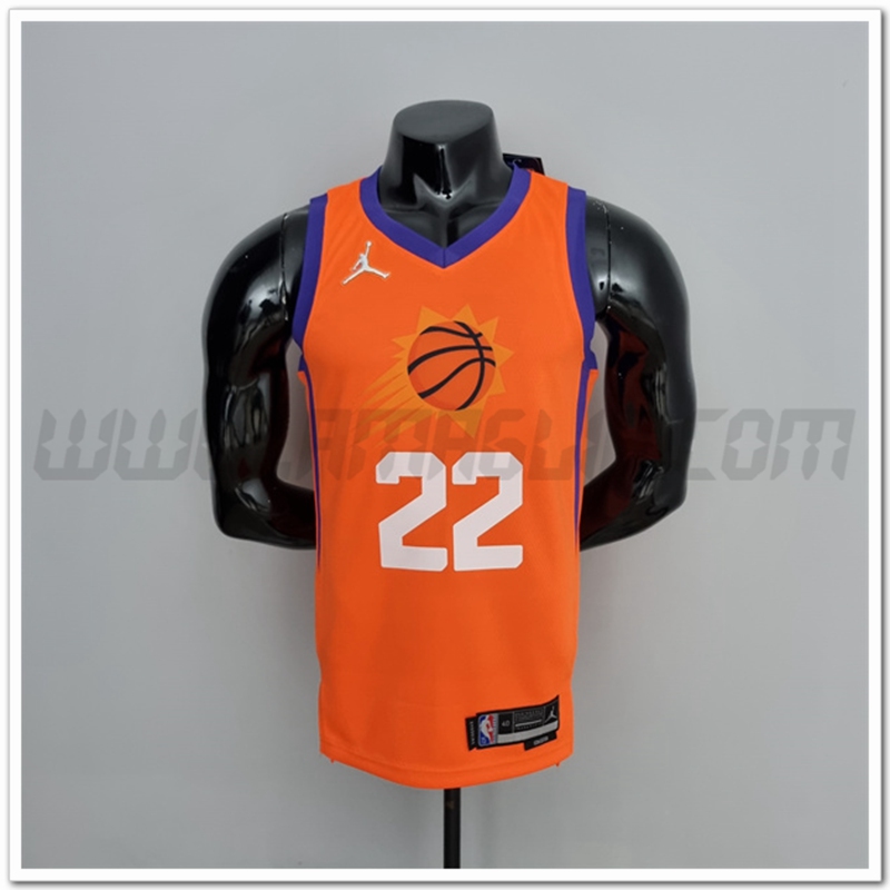 Maglia Phoenix Suns (Ayton #22) Orange 75°anniversario Jordan Theme