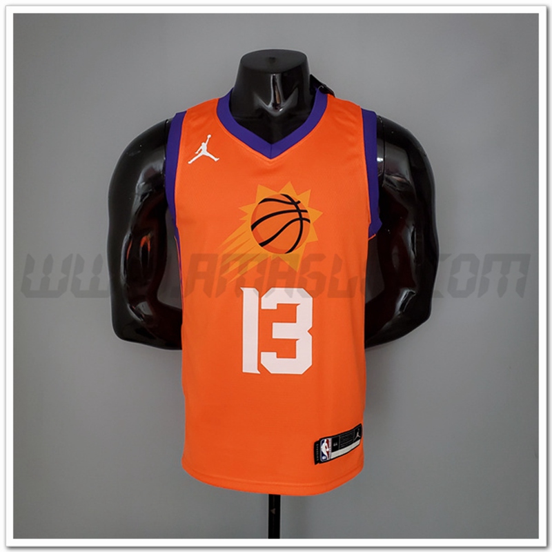 Maglia Phoenix Suns (Nash #13) 2021 Orange Jordan Theme